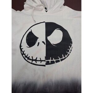 Disney Nightmare Before Christmas Men's Jack Skellington Hoodie Size L